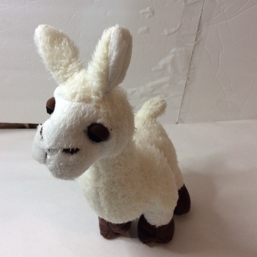 Ganz Webkinz HM432 Ivory Off White Llama Plush 10" No Code